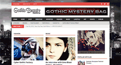 Desktop Screenshot of gothicbeauty.com